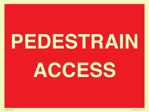 PEDESTRAIN ACCESS